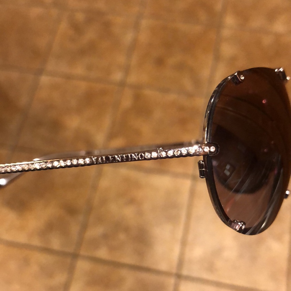 Authentic Valentino Rhinestone Sunglasses - Picture 3 of 8